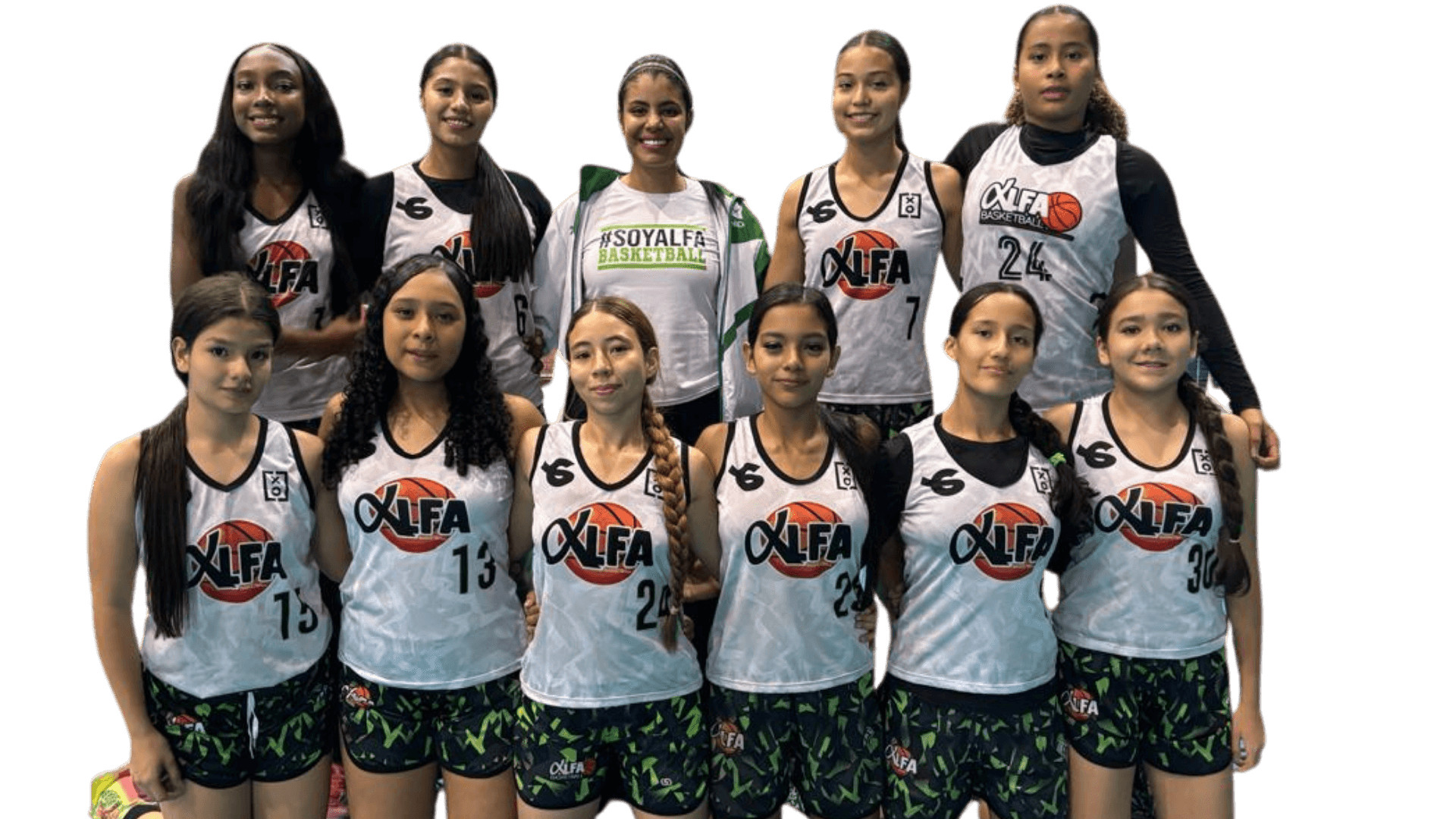 Jugadoras Alfa Basketball Antioquia